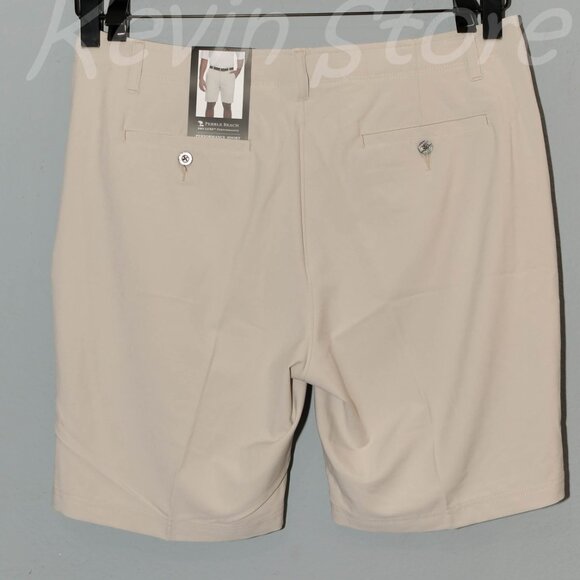3 pairs Tan , Navy, Black - Pebble Beach Men’s‎ Dry-Luxe Performance Shorts - Picture 11 of 14